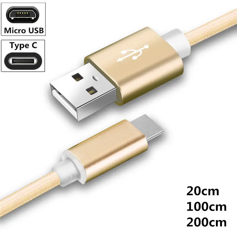Зарядный кабель Type C для ZTE Blade A6 V9 V8 V7 V6 Lite Mini Max Plus Micro USB передачи данных X3 X9 X7 D6 A1 A5 L5