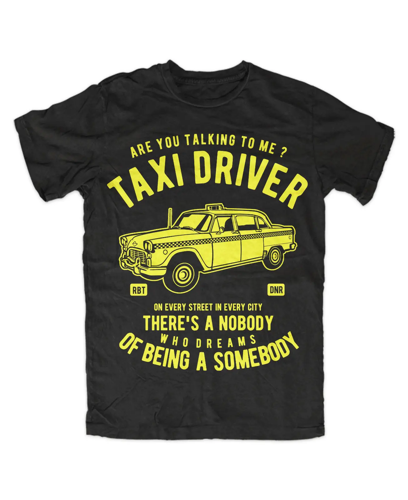 2019 táxi motorista premium tshirt, kult retro, de niro, você falando ...