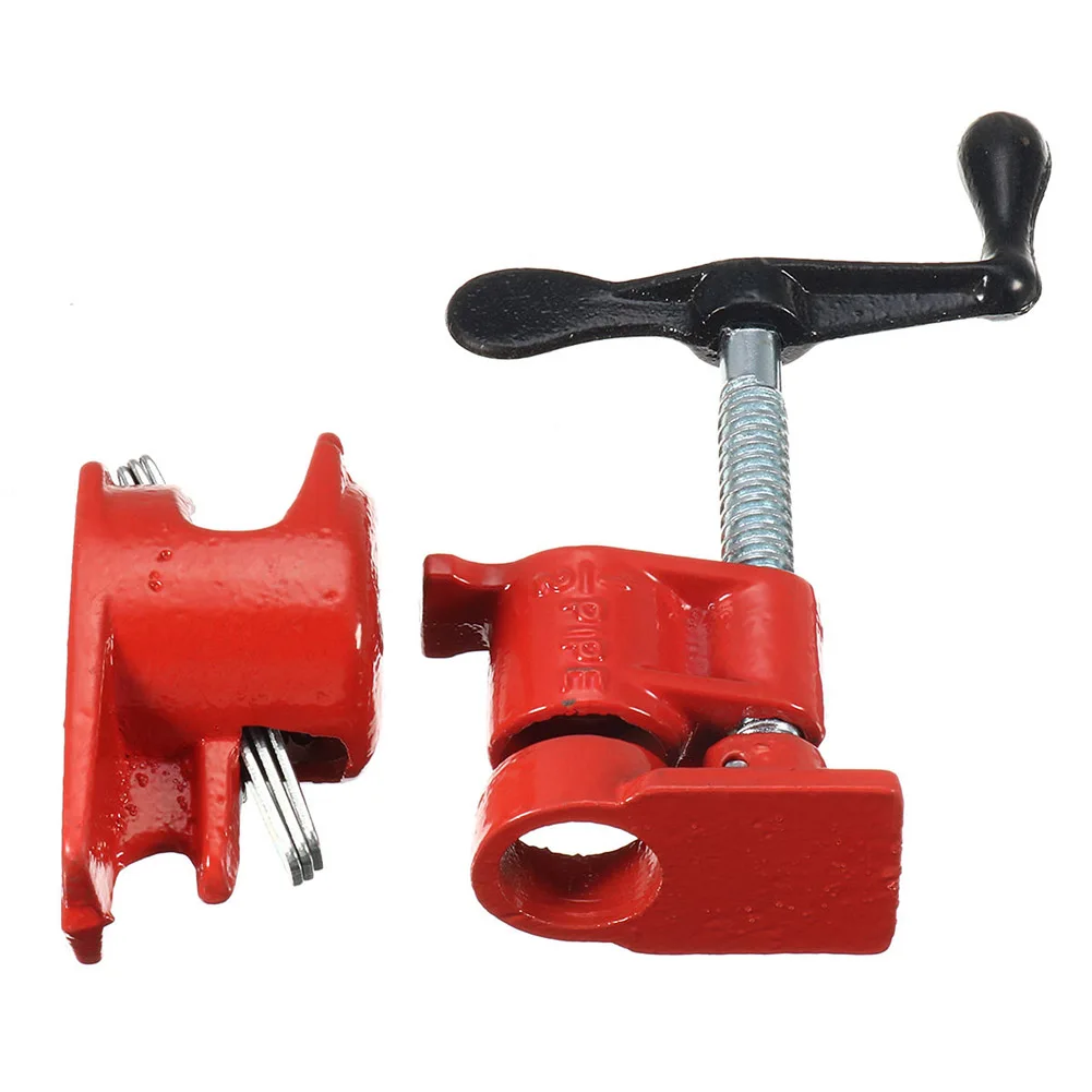 

1/2" Cast Iron Heavy Wood Gluing Pipe Clamp Clip Fast Woodworking clamp Set Carpenter Tool LB88
