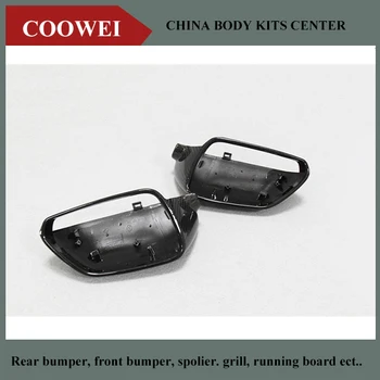 

1 Pair car accessories full replacement carbon fiber Rearview mirror caps cover for VW Polo 2007 2008 2009