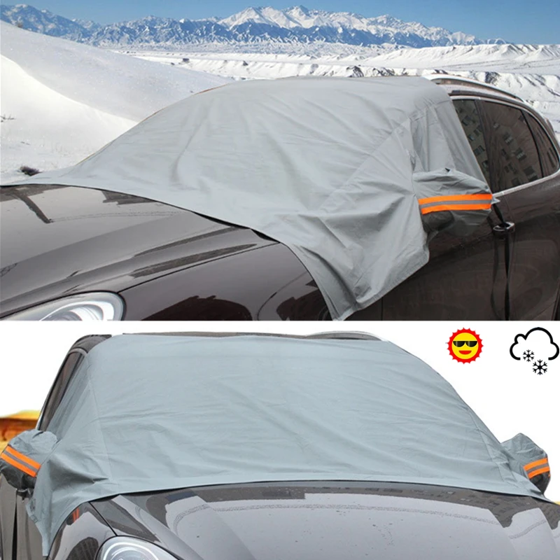 AUTOSON Car Covers Universal Car Sun Shade Snow Protection Covers Car Sunshade Cover Car Accessories For Nissan VW Ford Toyota AUTOSON Car Covers Universal Car Sun Shade Snow Protection Covers Car Sunshade Cover Car Accessories For Nissan VW Ford Toyota