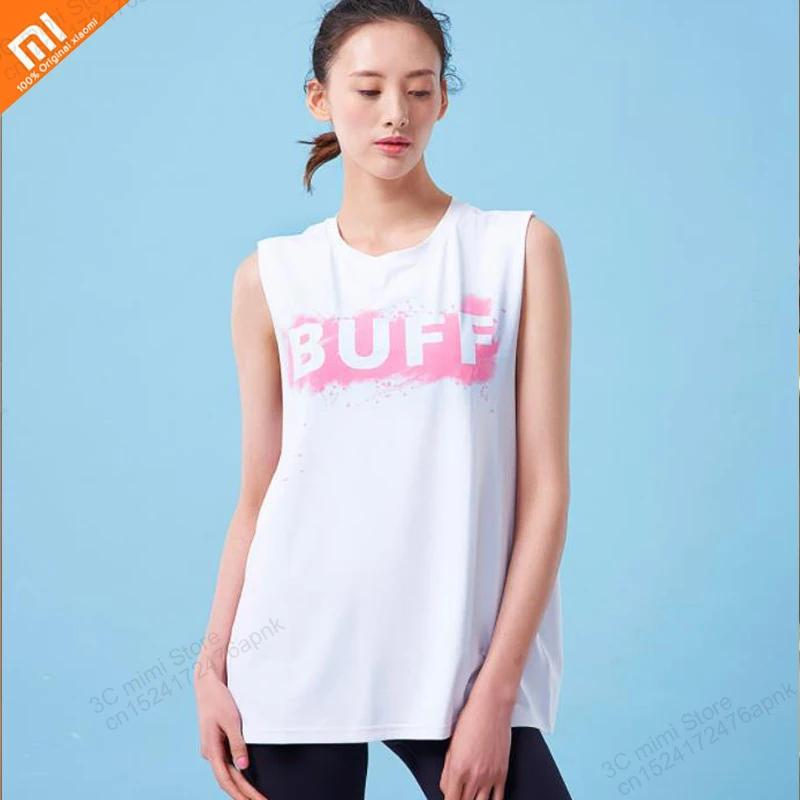 

Original xiaomi mijia women's sunscreen breathable stretch vest moisture absorption quick dry cool sports ladies vest smart home