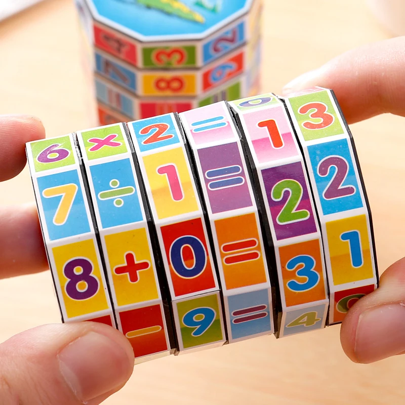 

Magic Cubes for Children Kids Mathematics digital Numbers Magic Cube Toy Puzzle Game Educational Toys