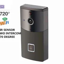 Mountainone Беспроводной видео-телефон двери HD PIR WI-FI дверной звонок ip-камера для внутренней сети аудио IP камера Слот для карты SD открытый охранной сигнализации w/t движения дет