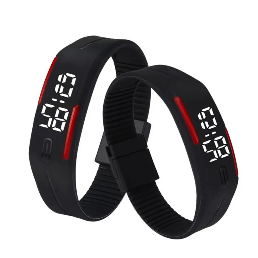 1PCS New Style LED Digital font b Watch b font Men font b Women b font