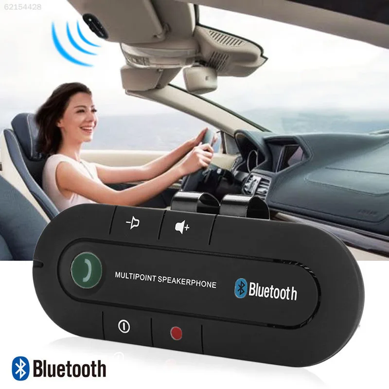 Bluetooth Handsfree автомобильный комплект беспроводной Bluetooth динамик телефон Bluetooth приемник с двойным usb-адаптером разветвитель автомобильное зарядное устройство