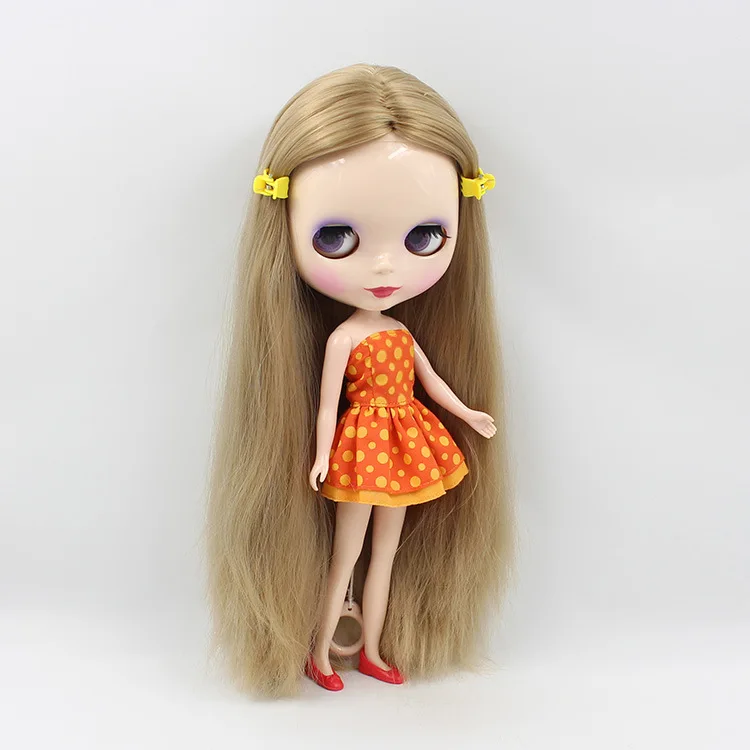 

Long golden hair Blyth Doll 1/6 bjd doll blyth dolls diy toy centre parting