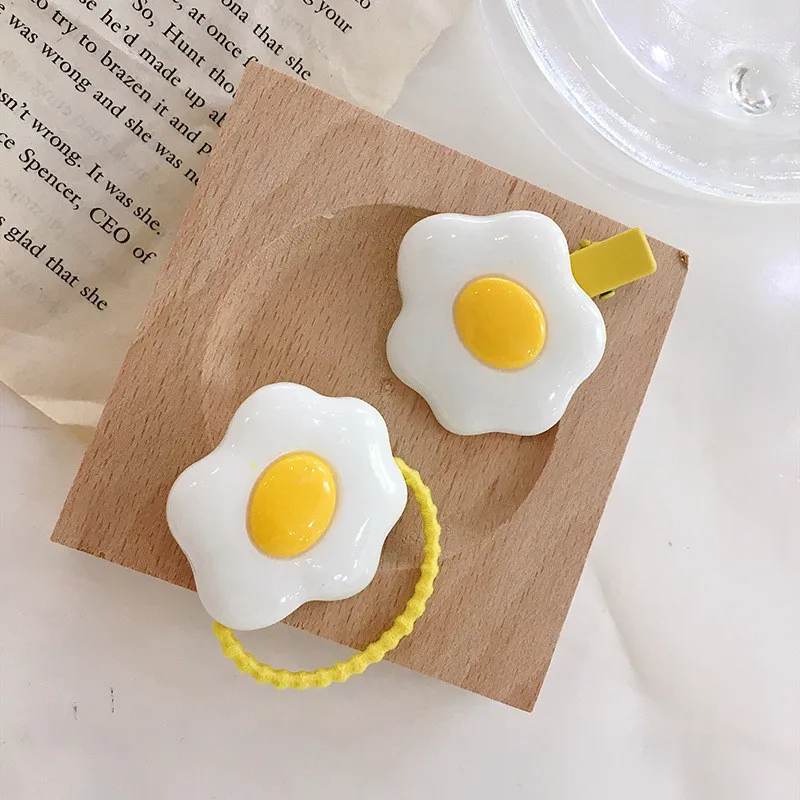 

Free Shipping children lovely egg Hairpins BB girl's interesting side clips kid's hairclips/hair tie cute hair accessories