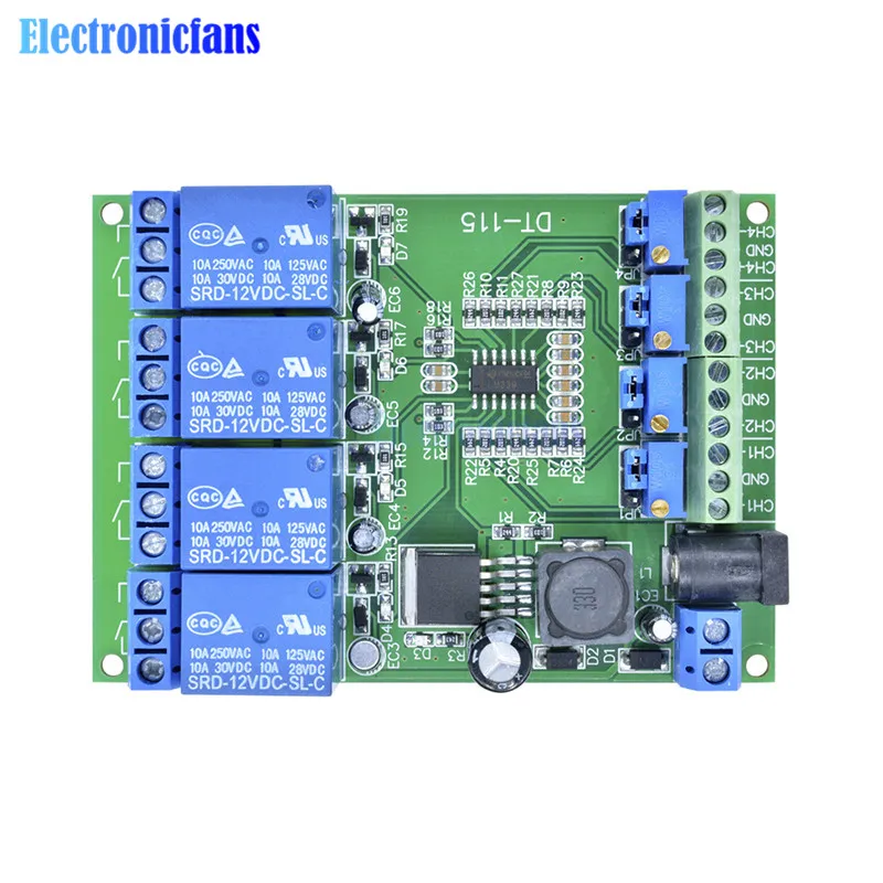 Diymore LM393 DC 12 В 4 канальный Компаратор напряжения стабильный модуль Модуль
