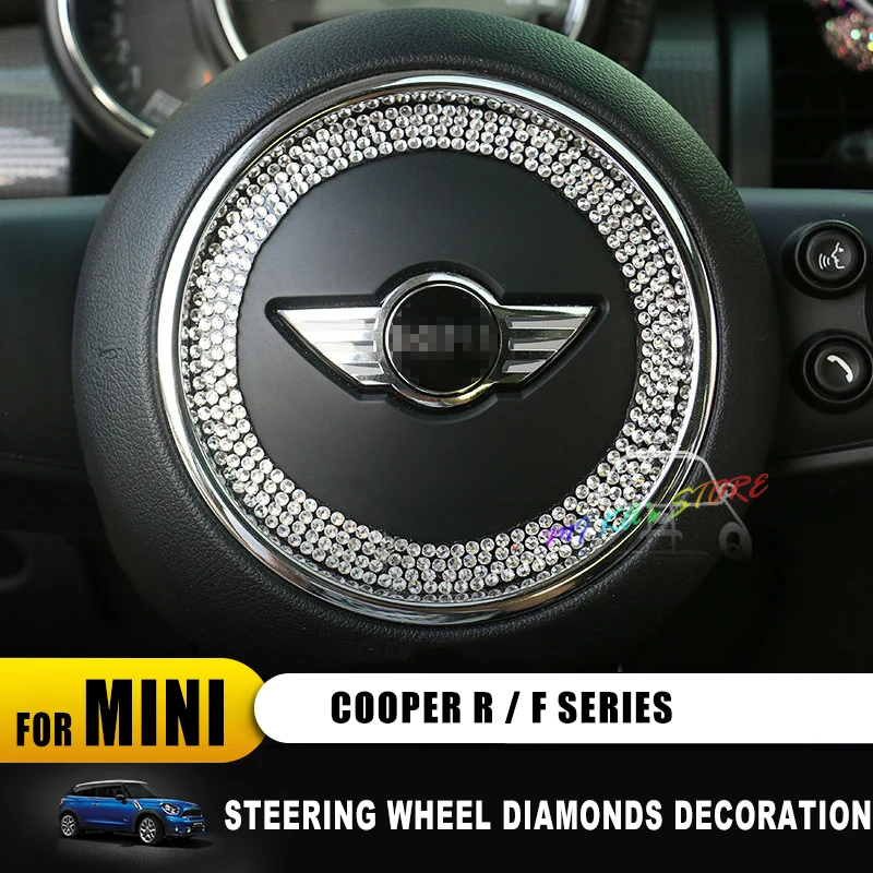 Стайлинг автомобиля для Mini cooper S F56 F55 F60 R55 R56 R57 R61 R60 рулевое колесо со стразами