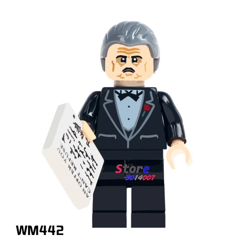 

1PCS model building blocks action superheroes The Godfather Collection Series party diy toys for children gift