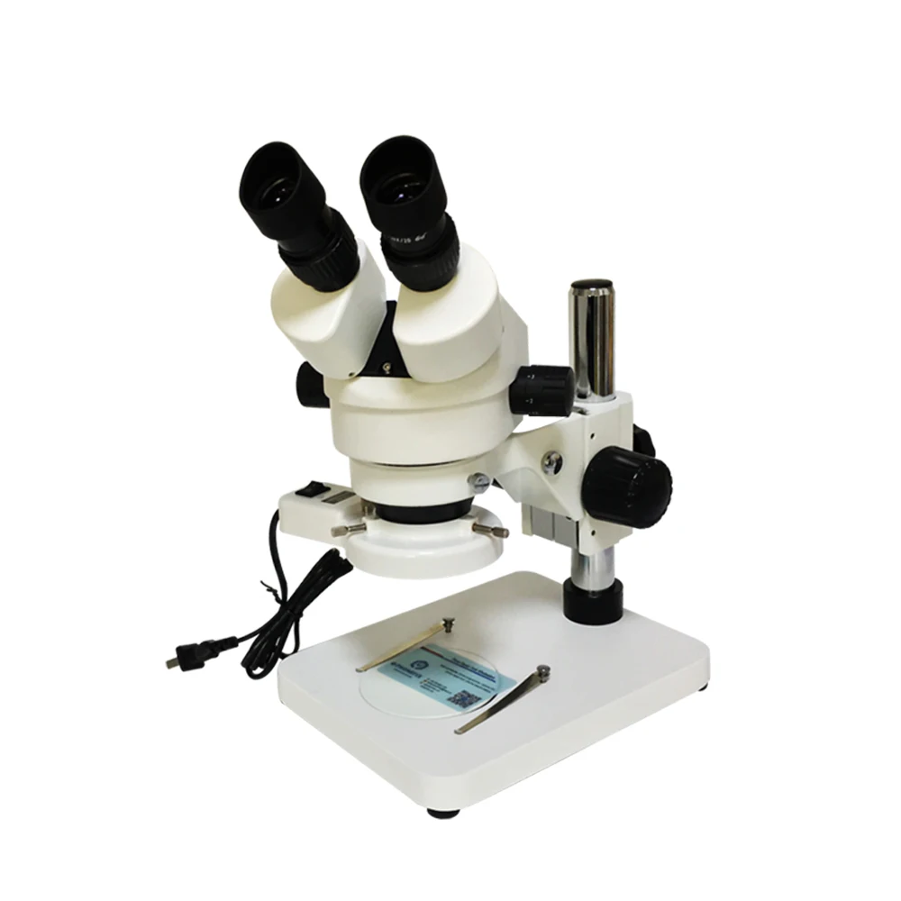US $194.99 7X 45X Binocular Stereo Microscope Stereo Zoom Continuous Zoom Magnification Microscope Phone Motherboard PCB Soldering Repair