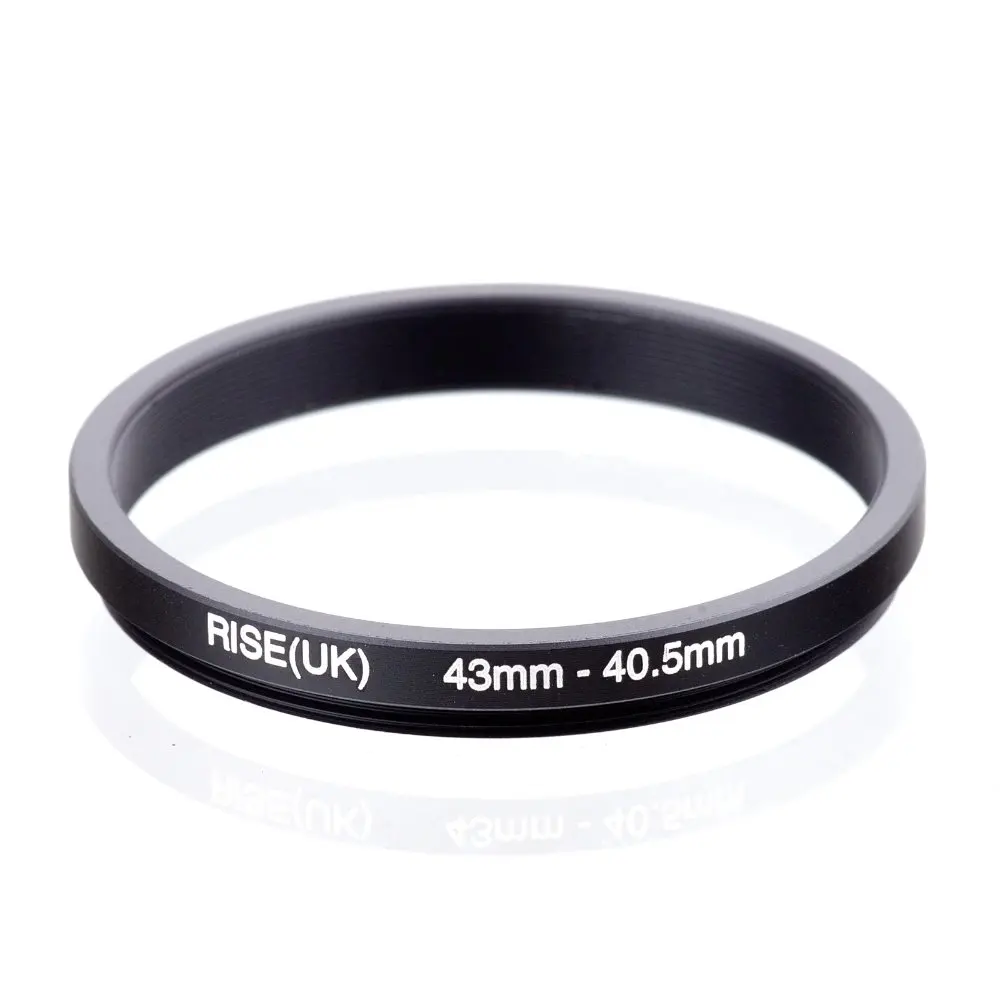 

RISE(UK) 43mm-40.5mm 43-40.5mm 43 to 40.5 Step down Ring Filter Adapter black