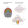 11 Syles Rainbow Clouds Enamel pin Custom Dark White Brooches Bag Clothes Lapel Pin Badge Weather Jewelry Gift for Kids Girls ► Photo 2/6