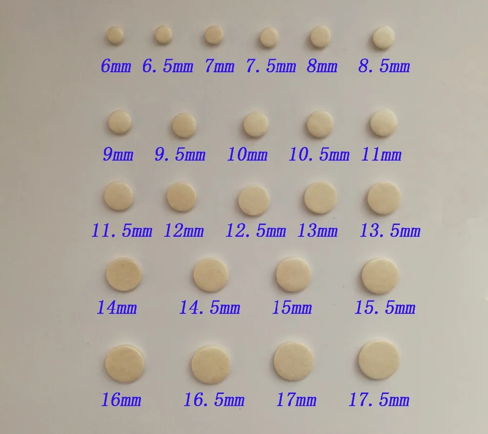 

(50 Pieces/Lot) Individual Double Synthetic Skin Oboe Clarinet Pads In Clarinet Accessories