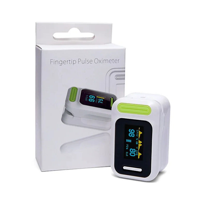

Foreign trade FDA oximeter OLED screen finger clip pulse oximeter heart rate meter oxygen saturation detector