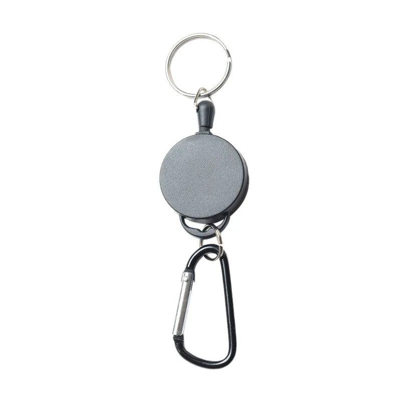 

Portable Keychain High Elasticity Retractable Rope Antilost Pull Reel Strap Climbing backpack Key Chain Quick draw Key Ring