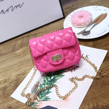 2018 Детская сумка мессенджер с металлической цепочкой и пряжкой