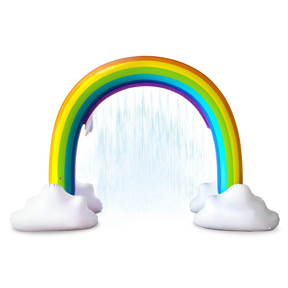 

Hot sale Aerated water rainbow Floating row Pool Float Inflatables for Adults & Kids