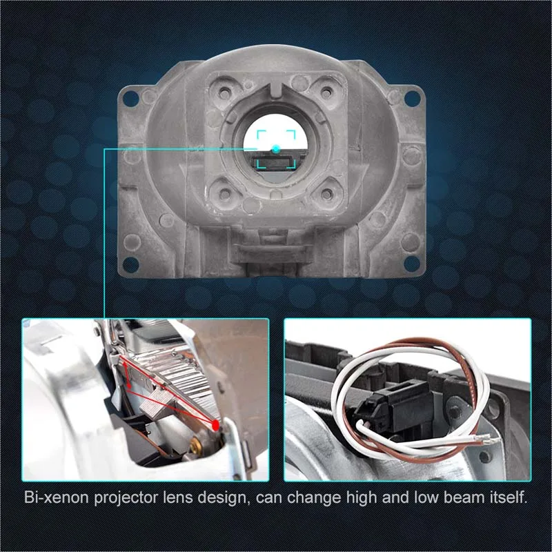 3,0 дюймов HID линзы проектора bi xenon комплект автомобильных фар модифицированные линзы Hi/Lo луч для D1S D2H D2S D3S D4S Q5 Премиум Стиль автомобиля