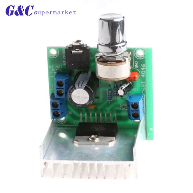 

TDA7297 Dual-Channel AC/DC 12V Digital Audio Amplifier Board 2*15W