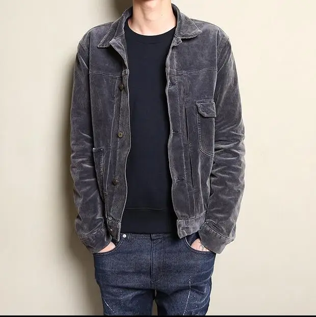 mens corduroy denim jacket