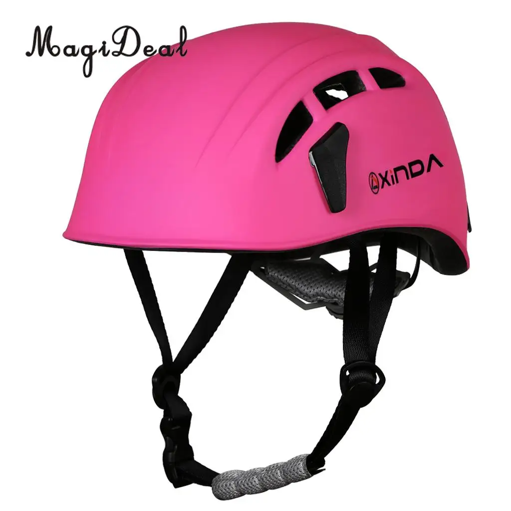 MagiDeal Safety Helmet Rock Climbing Tree Caving Kayaking Rappel Rescue Hard Hat for Outdoor Mountaineer Helmet Protective Gear