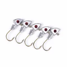 5 шт./партия, новая распродажа, 4 г, 6 г, 8 г, 10 г, 12 г, фиксаторы для крючков, рыболовная Мягкая приманка в виде червей Свинцовые Приманки, джиг, рыболовные крючки