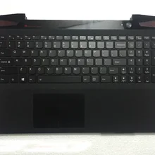 Б/у и Упор для рук с нами Подсветка клавиатура для lenovo IdeaPad Y50 Y50-70 КБ ободок верхняя крышка с сенсорным экраном показания AP14R000A00