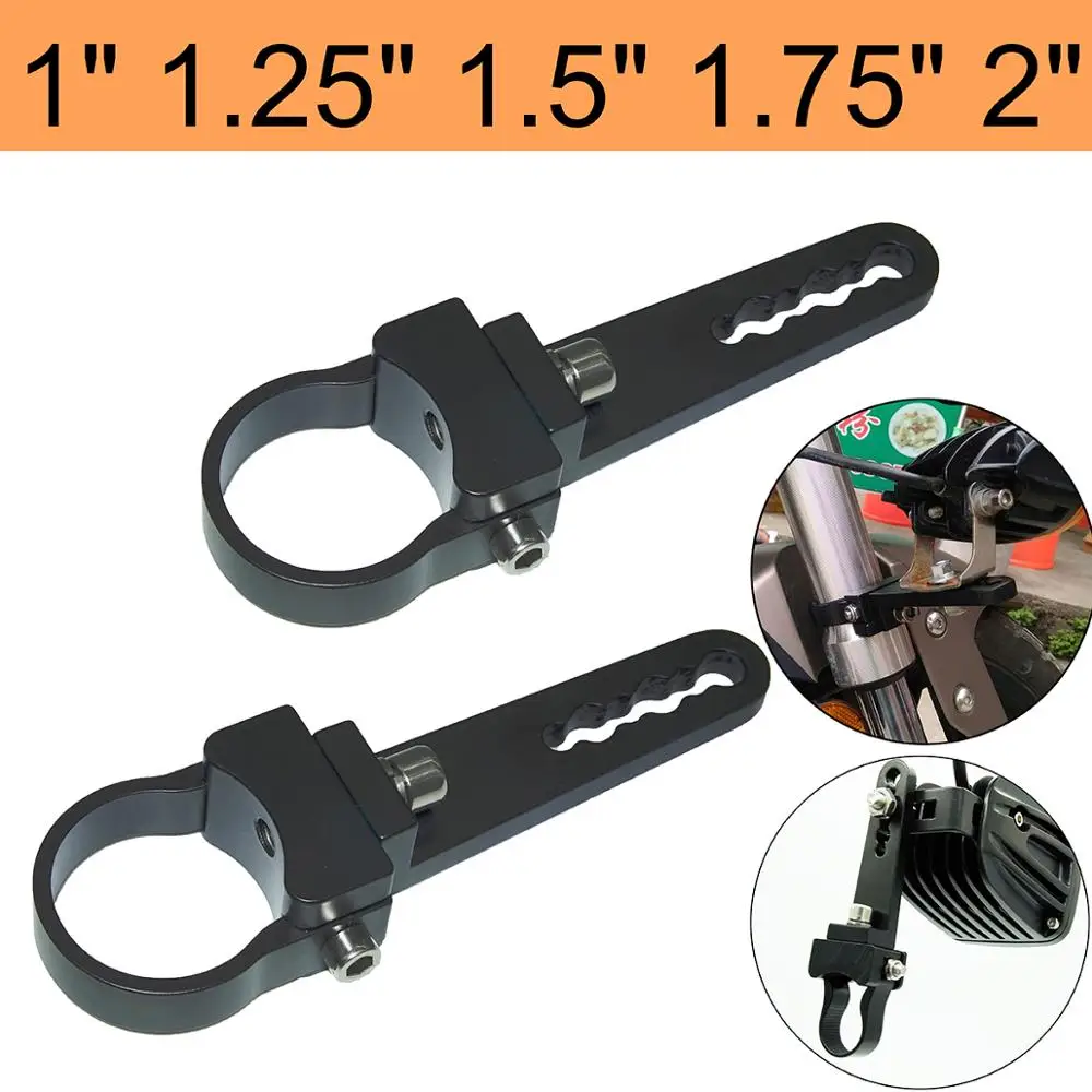 2 inch 1-3 Aluminum Tube Bull//Roll Bar Mount Bracket Clamps Holder LED Car Truck Off Road Work Light Mount Bracket