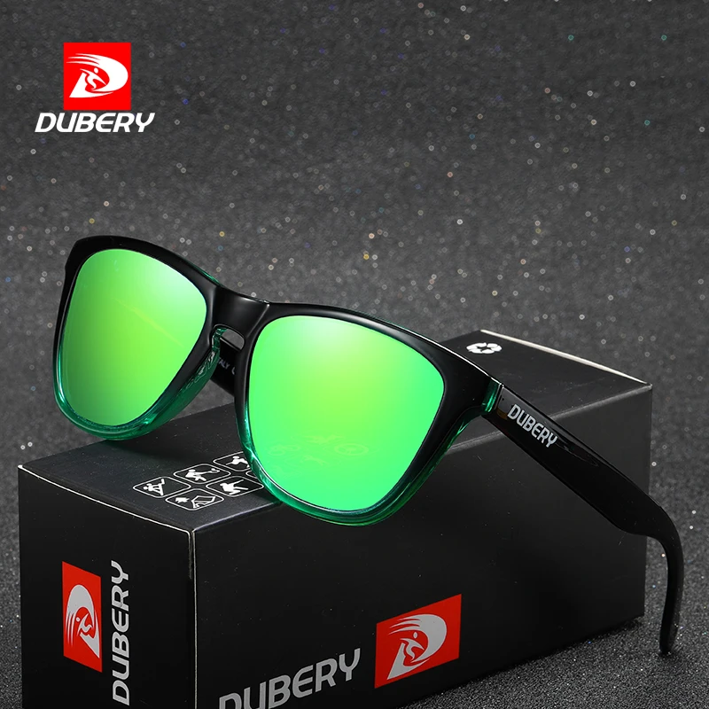 

DUBERY Vintage Sunglasses Polarized Men's Sun Glasses For Men UV400 Shades Driving Black Square Oculos Male 8 Colors Model 181