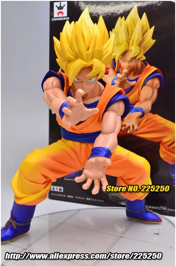 Японии аниме "Dragon Ball Z" Оригинал Banpresto драматический витрина Коллекция Рисунок 1st сезон-Супер Саян Сын Gokou и Гохан