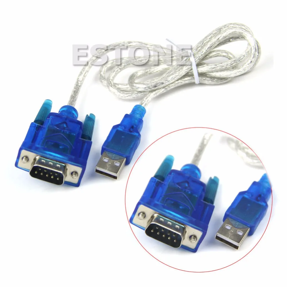 USB к RS232 последовательный порт 9 Pin DB9 Кабель COM адаптер конвертер Прямая