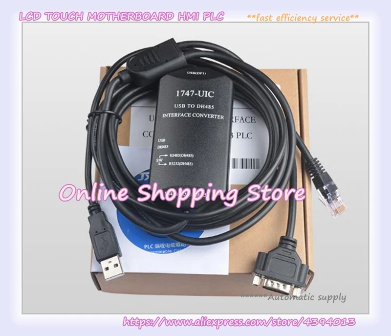 

1747-UIC cable used for SLC PLC download cable USB-1747PIC RS232/DH-485 new in box in stock