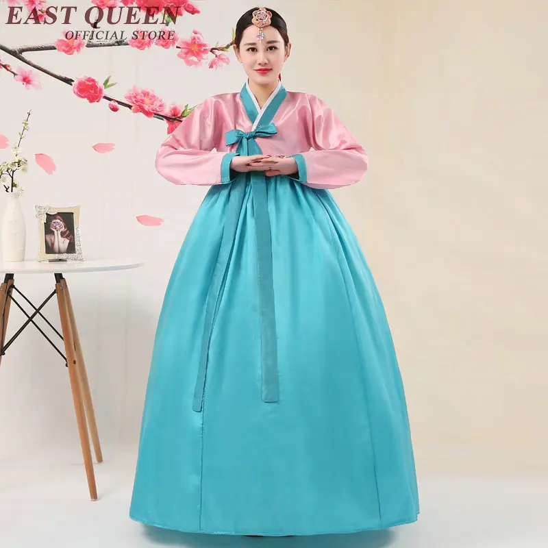 Новые осенние ханбок корейская традиционная платье корейский национальный костюм корейский ханбок полный рукав Азии одежда AA2779 YQ