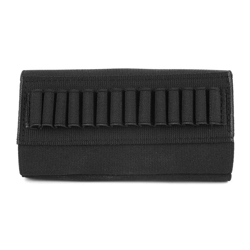 

Hunting Rifle Gun Buttstock 14 Bullet Cartridge Ammo Holder For M16A4 M41Scar-l QBZ-95 AUG M249 5.56mm Bullet