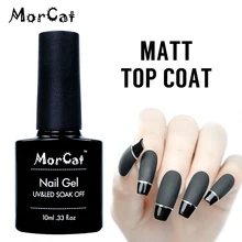 MorCat Matt Top Coat Gel Nail Polish Transaprent Top Gel Matt UV Top Coat UV LED Soak Off Nail Art Gel Varnish Lacquer MorCat Matt Top Coat Gel Nail Polish Transaprent Top Gel Matt UV Top Coat UV LED Soak Off Nail Art Gel Varnish Lacquer