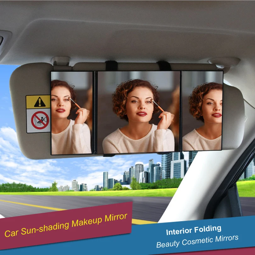 Car Sun shading Car Visor Back seat Mirror Makeup Mirror Interior
