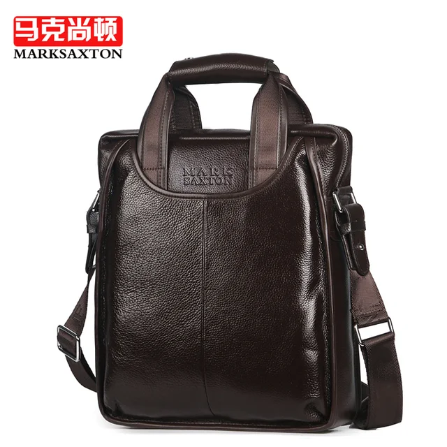 Luxury Italy Brand Design Natural Genuine Leather Men Bags Fashion Luxury Italy Brand Design Natural Genuine Leather Men Bags Fashion Shoulder Messenger Bag Handbags Vertical Business