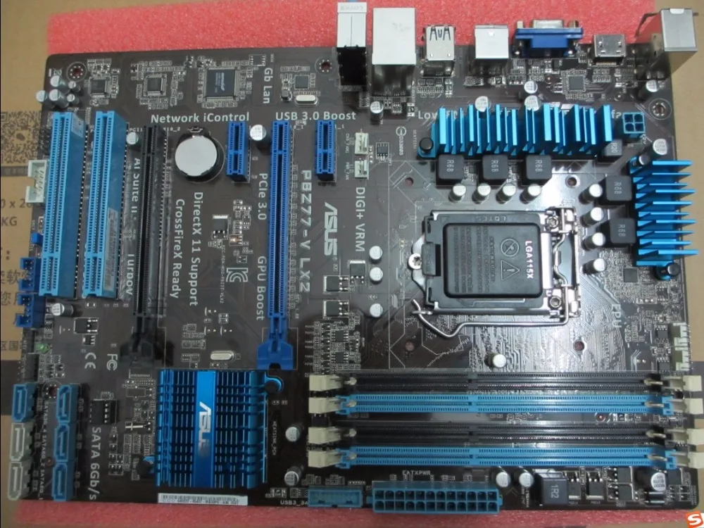original font b motherboard b font for P8Z77 V LX2 DDR3 LGA 1155 boards Support I3