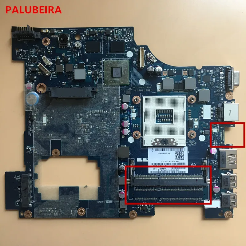 Материнская плата PALUBEIRA с чипом видеокарты бесплатная доставка для lenovo G570 loptop DDR3