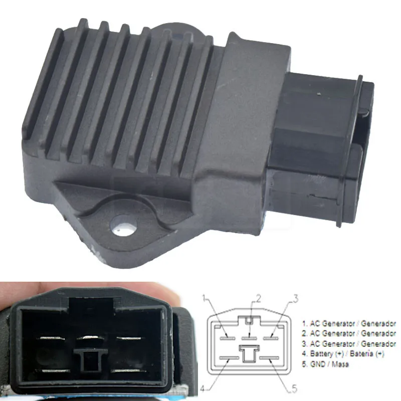 

For Honda VT750C Shadow 750 VT750 1998 1999 2000 VT750CD Shadow ACE Deluxe 1998-2001 2002 2003 Voltage Regulator Rectifier 12V