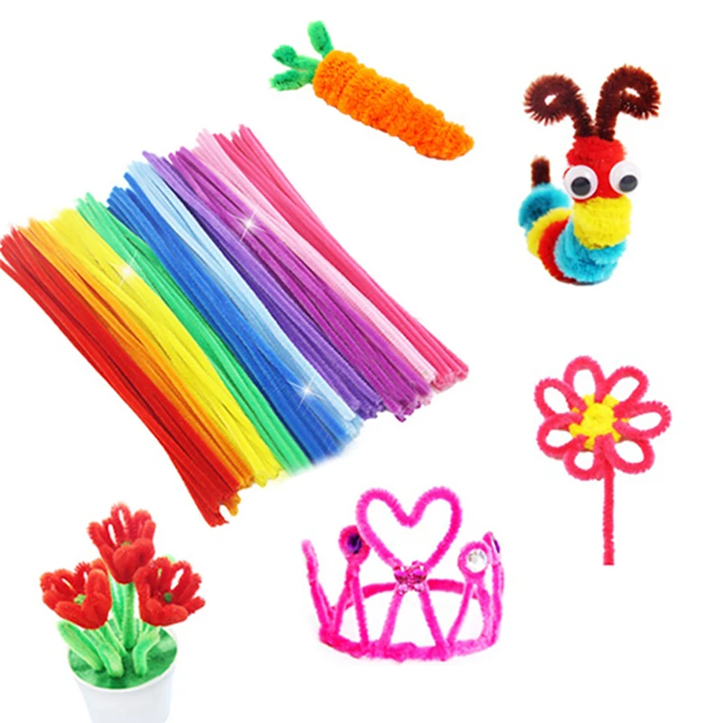 

100pcs/lot Jouet Enfant Lote Twist Rods Children Handmade DIY Art Craft Decorations Educational Toys Kids DIY Art Craft Gift