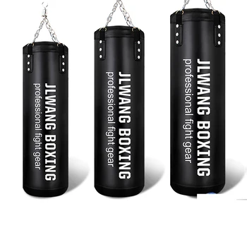 

MMA Boxing Bag Kick Muay Thai Sanda Punching Bag Sandbag Hook Hanging (Empty) 80/100/120/150cm