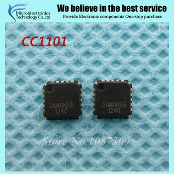 

10PCS free shipping CC1101 CC1101RTKR CC1101RTK QFN20 RF Transceiver Lo-Pwr Sub-1GHz RF Trans new original