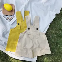 Новинка года; комбинезоны для мальчиков и девочек; летние модные хлопковые детские шорты; HU369