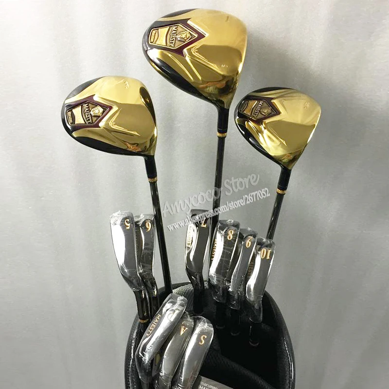 New Golf Clubs Maruman Majesty super7 complete clubs set Drive+fairway wood+irons Graphite golf shaft headcover Free shipping