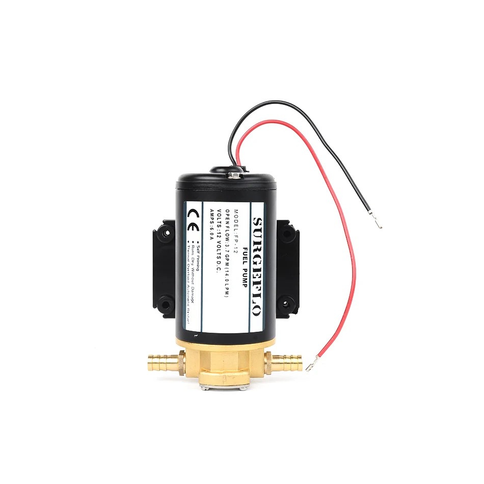 FP-12 dc 12 V/24 V насос перекачки топлива горизонтальный всего медного материала шестеренный насос мембранный насос