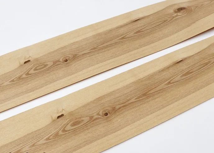1Pieces Length: 2.5 Meters  Thickness:0.52mm Width: 20cm Pure Solid Natural Knots Olive Peel Wood Veneer