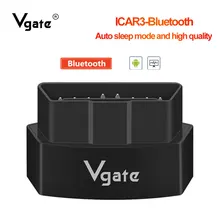 Vgate icar3 ELM327 v2.1 Bluetooth OBD2 диагностический инструмент для android/PC считыватель кода лучше, чем elm 327 V1.5 PIC18F25K80 obd2 сканирование